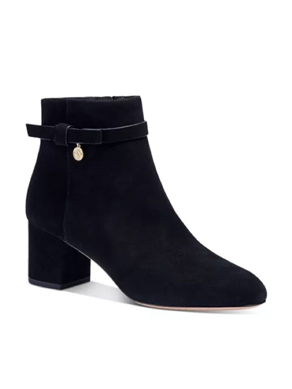 Kate Spade New York
Women's Delina Buckled Booties
Black Suede/Gold Hardware
9.5